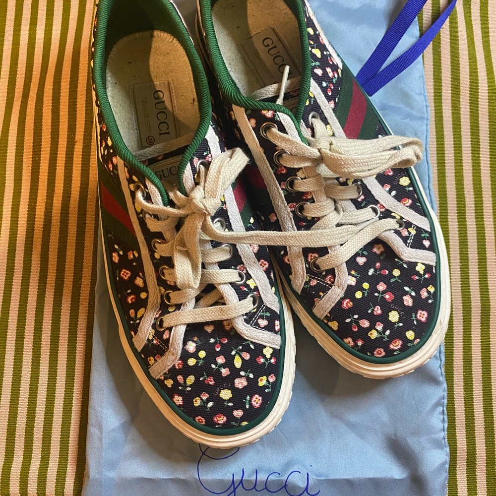 Gucci Limited Edition Sneaker with Liberty of London floral Print size 38 - Picture 11 of 11